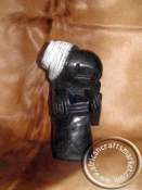 African Abstract Stone Guitar Player 