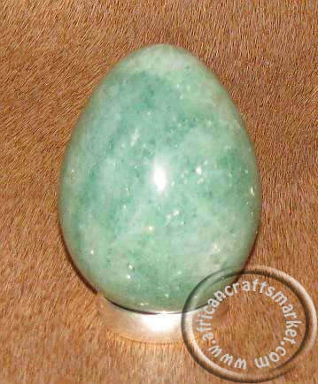African stone egg - Aventurine 