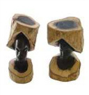 African Ebony Abstract bust