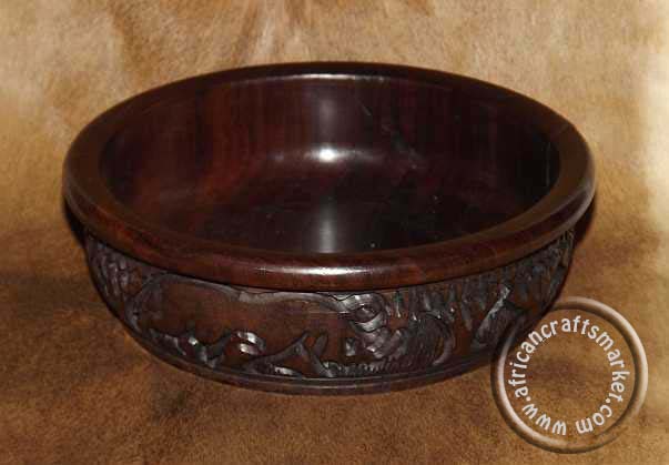 African Ebony salad bowl