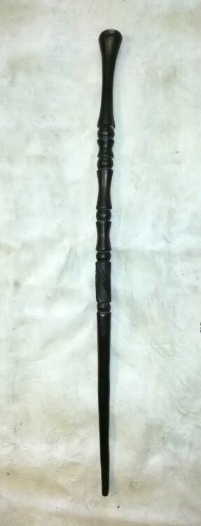 African Ebony wood walking stick