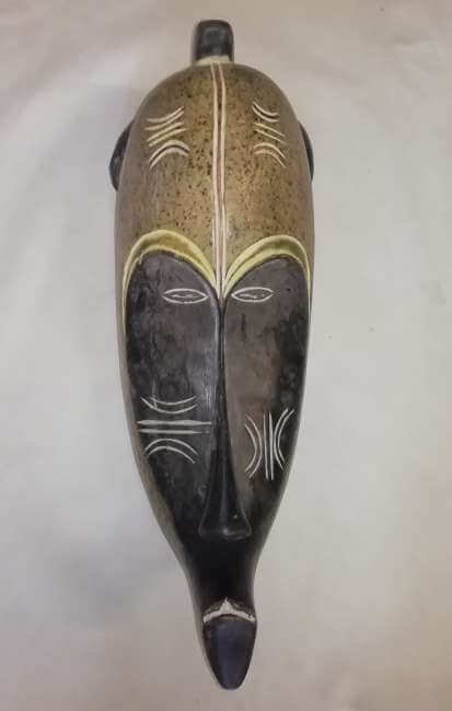 African Fang mask from Cameroon African colourful Fang mask