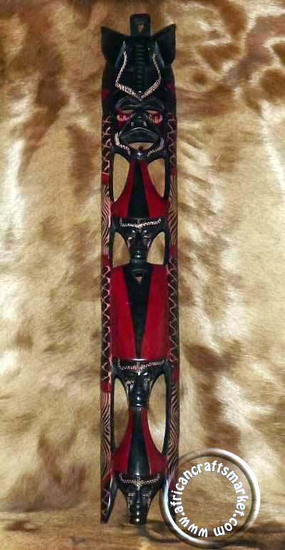 African Kenya long mask