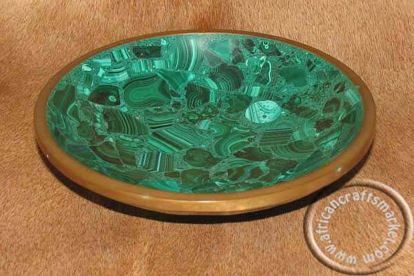 Malachite stone bowl Malachite stone bowl