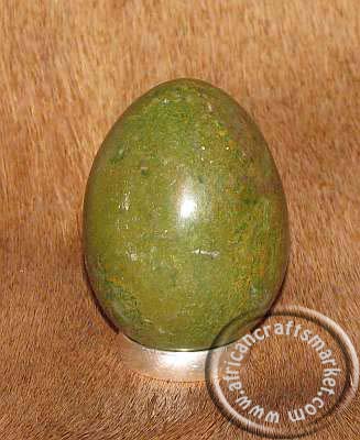 African stone egg - Verdite