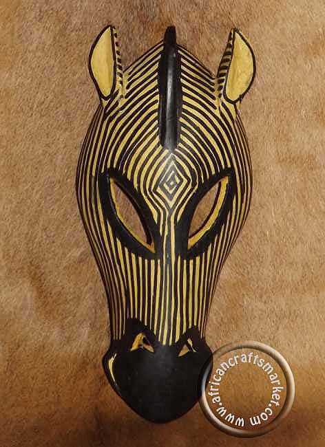 African Zebra mask