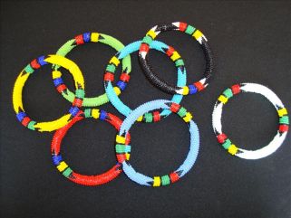 Zulu beaded bracelet African Zulu beaded bracelet