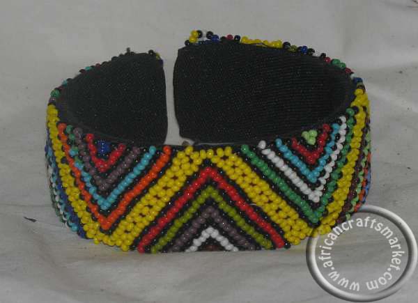 Zulu beaded bracelet African Zulu necklace - colourful