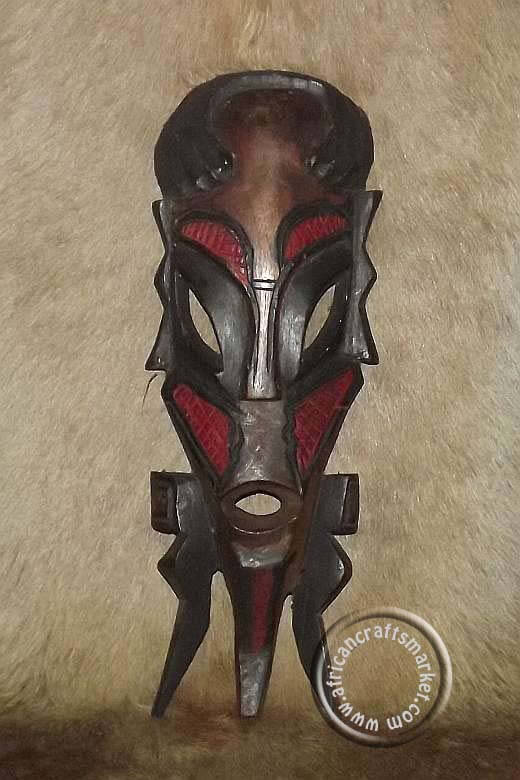 African Zulu mask