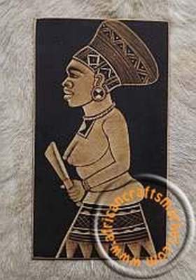 African Zulu womann picture
