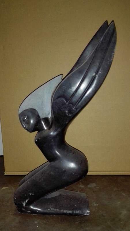 African Spring Stone Abstract Shona Angel