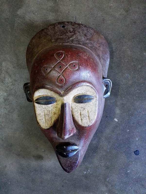 Chokwe mask African Angola Chokwe mask