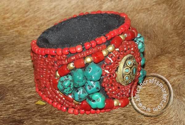 African beaded bracelet