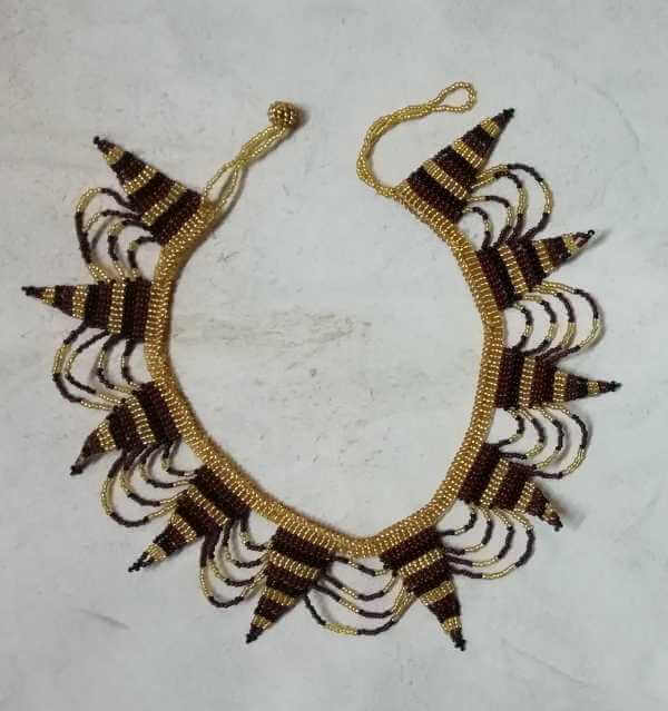 African Zulu beaded necklace