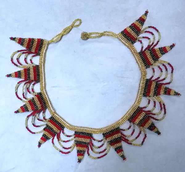 African Zulu beaded necklace