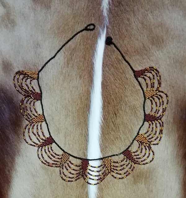 African Zulu beaded necklace