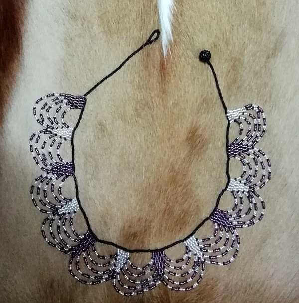 African Zulu beaded necklace