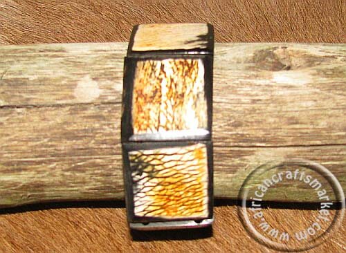 African bone bracelet - Brown