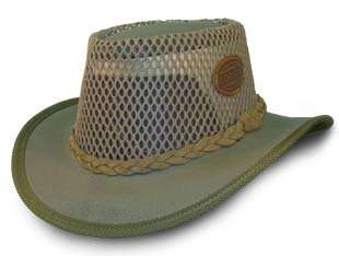 African handcrafted Rogue leather bush hats
