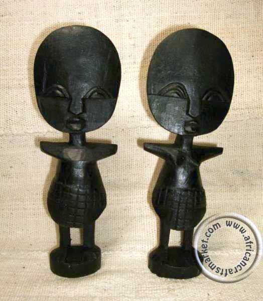 Benin bronze - leopard head
