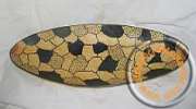 African oval bowls African Wood Carved Oval Bowl