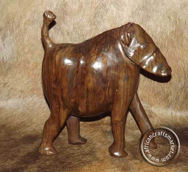 African wooden warthog
