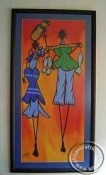 African Hand Painted Zulu Paintings African Hand Painted Zulu Paintings