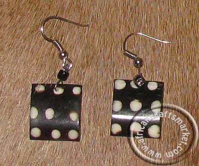 African Bone ear rings African Bone ear rings