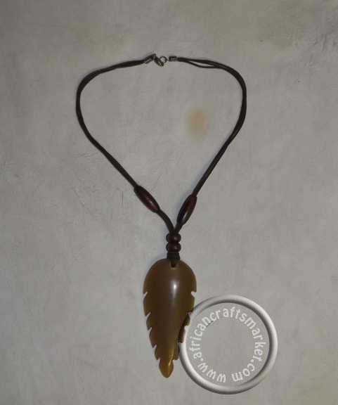 African horn necklace - Arrow head