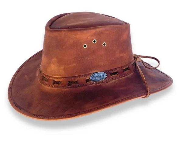 Africann full leather bush hat
