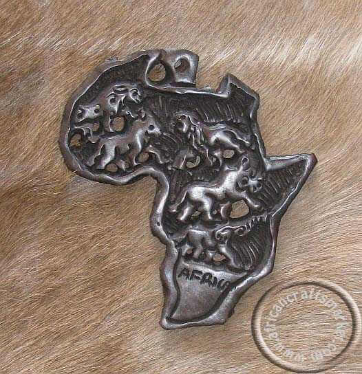 Africam map wall hanging