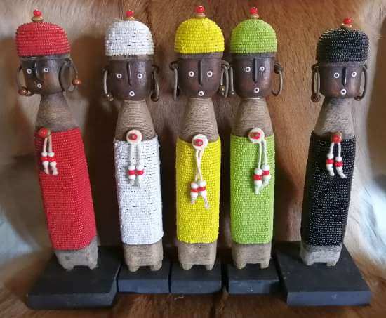 Beaded Namji doll Beaded Namji doll