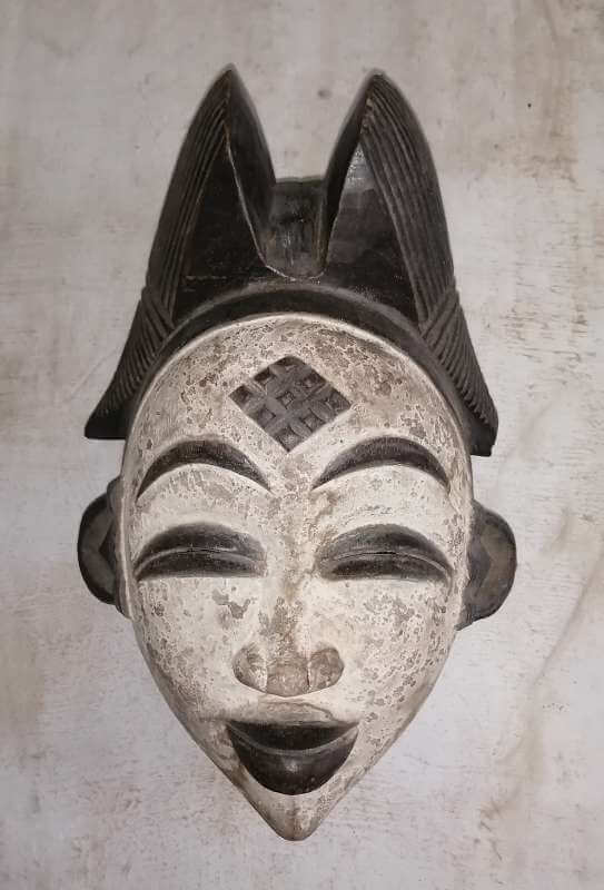 Punu masks from Gabon African Punu mask