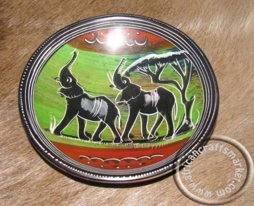 African soapstone bowl - Elephant African soapstone bowl - Elephant
