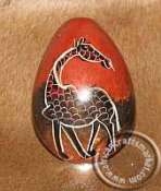 African Soapstone Eggs Giraffe African Soapstone Eggs Giraffe