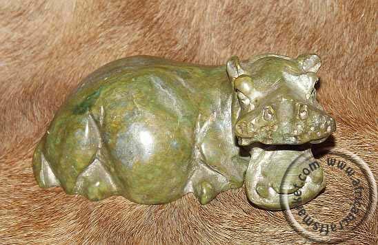 African stone sitting hippo African stone sitting hippo