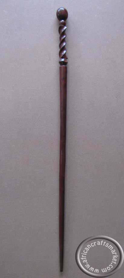 twited Iron wood cane African twited Iron wood cane