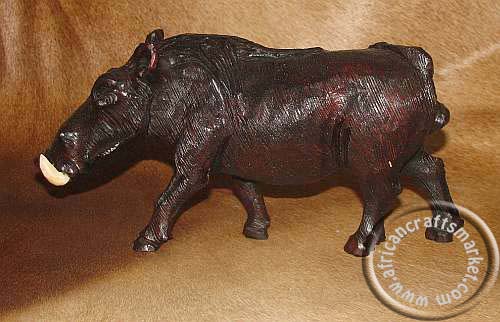 African wooden warthog
