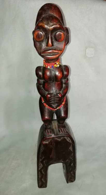 Wooden Fang figure African Fang figure