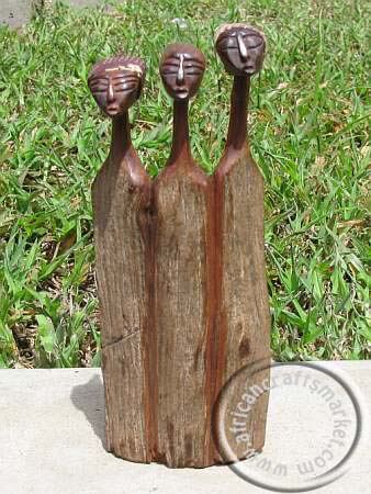 African Sandalwood Couple