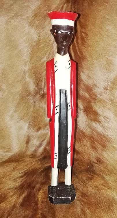 Wooden colonial figure -Judge