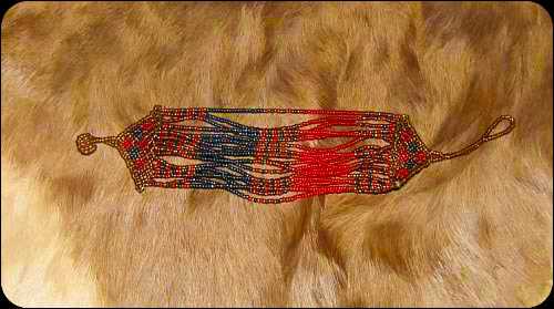 African beaded wrist band Zulu beaded wrist band