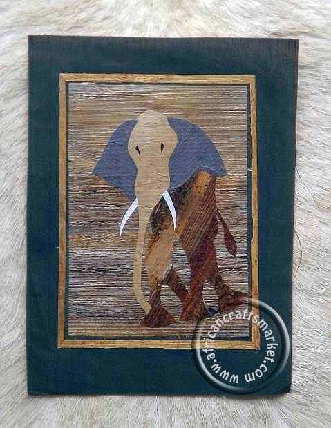 Banana leaf art - Elephant