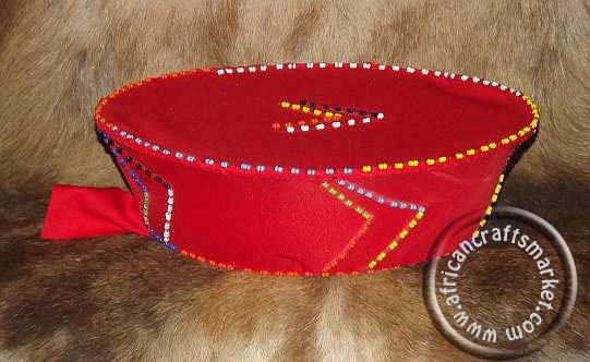 Beaded  Zulu hat