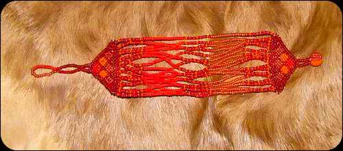 African beaded wrist band African beaded wrist band