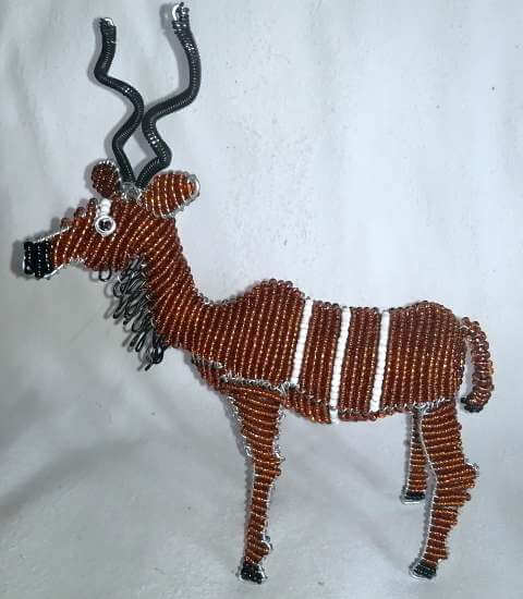 Beaded kudu buck Beaded wire Kudu