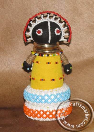 African fertility doll African Ndebele beaded fertility doll