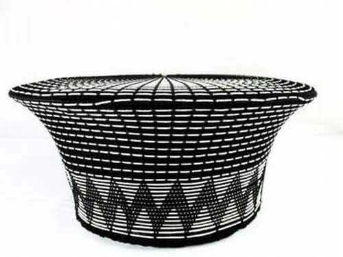 Black and White Zulu hat