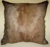 Blesbok hide cushion