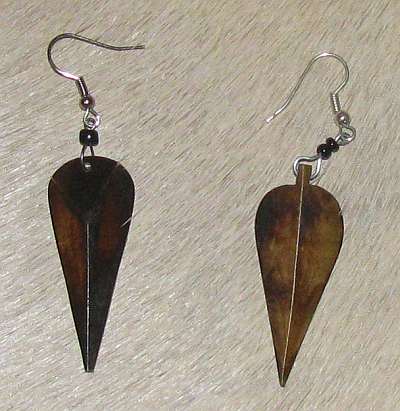 African bone ear ring sets
